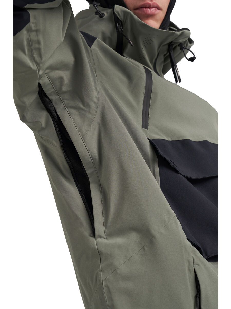 Colourwear Foil Anorak, grey green - Bild 4