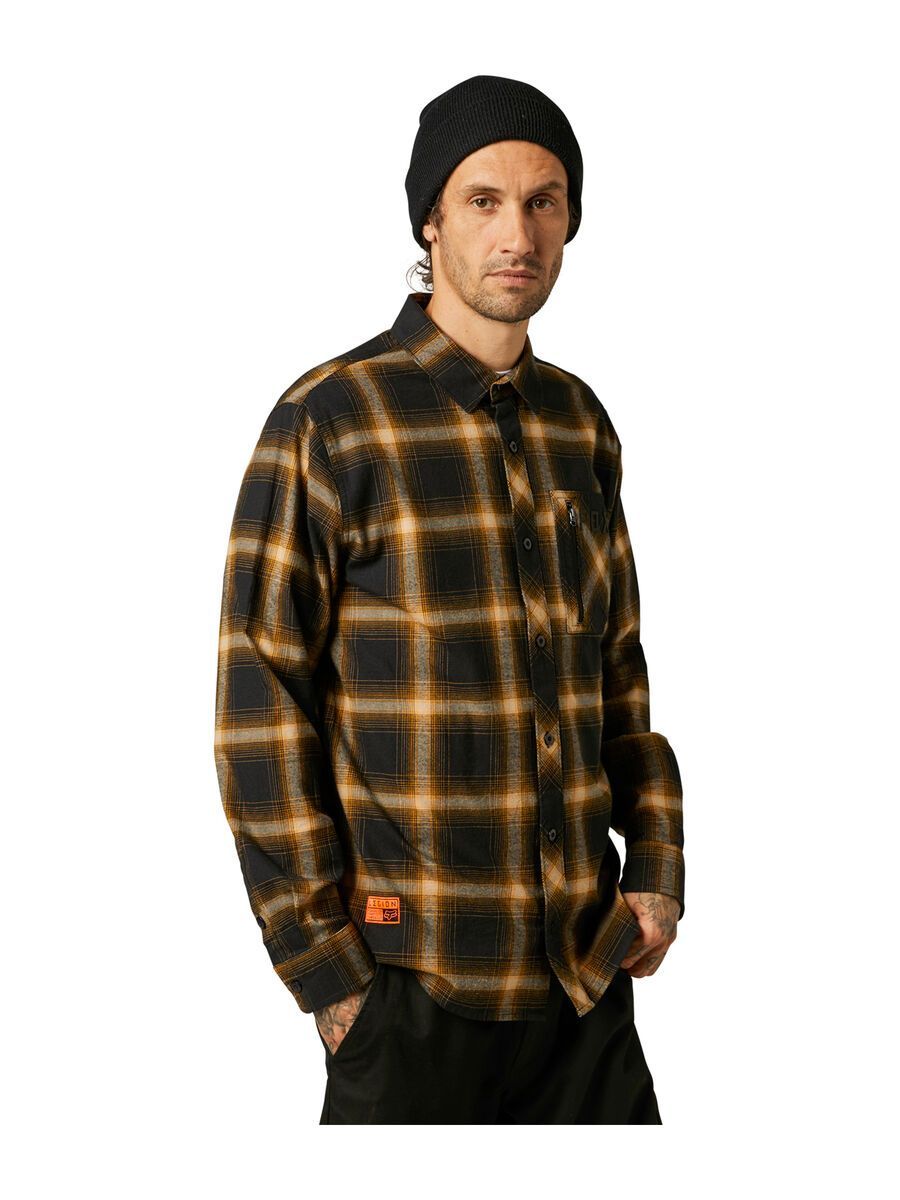 Fox Gamut Stretch Flannel, gold - Bild 1