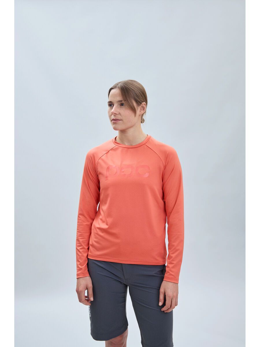 POC W's Reform Enduro Jersey, ammolite coral - Bild 3