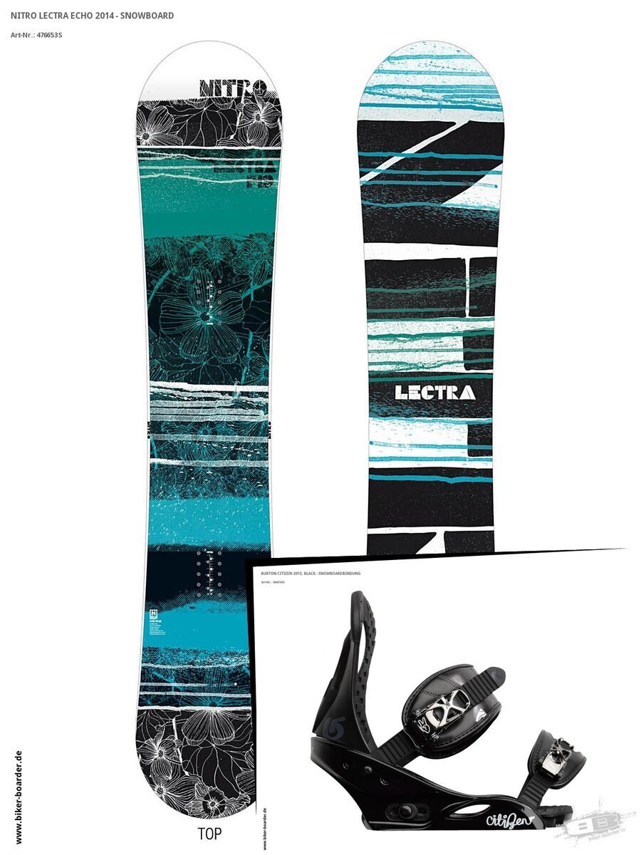 Set: Nitro Lectra Echo  + Burton Citizen (364350S) - Bild 1