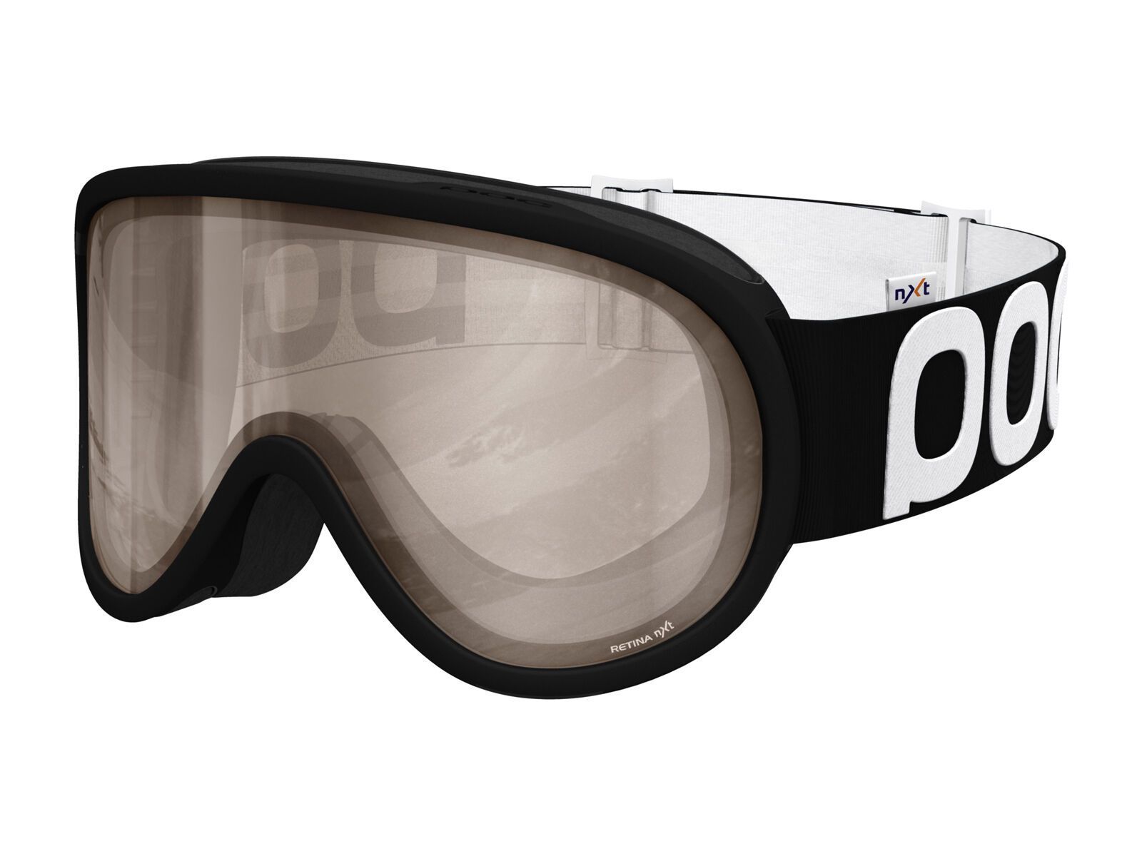 POC Retina NXT Photo, black/Lens: brown silver mirror - Bild 1