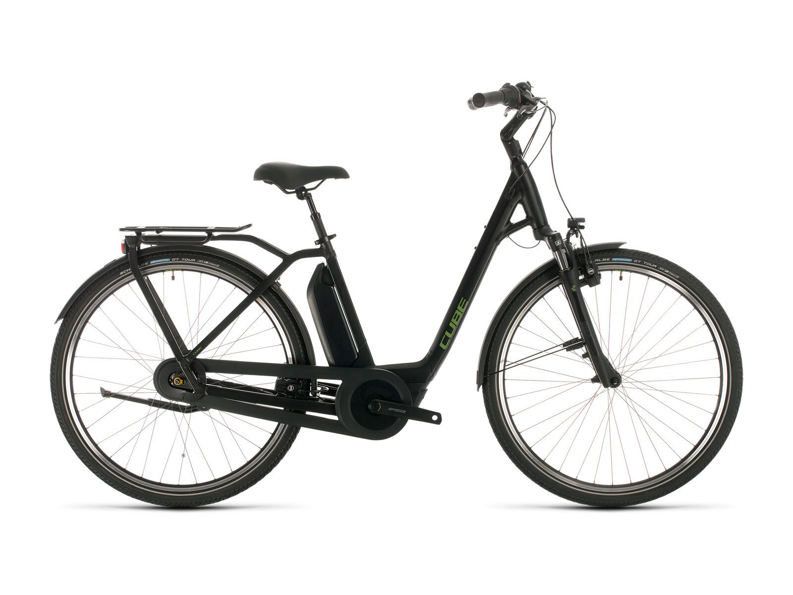 Cube Town Hybrid Pro 500, black´n´green - Bild 1