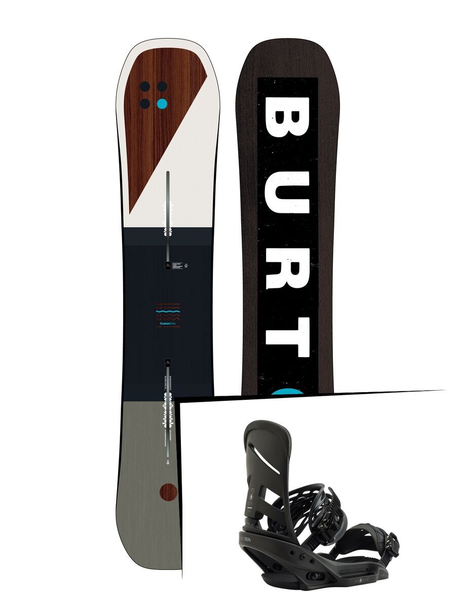 Set: Burton Custom Flying V 2019 +  Mission EST (2218408S) - Bild 1
