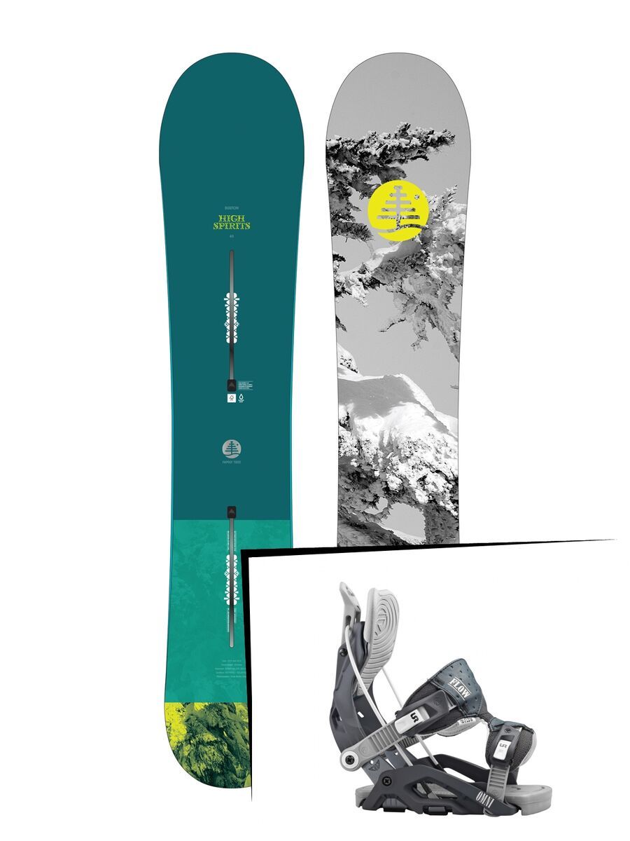 Set: Burton High Spirits 2017 + Flow Omni (1513199S) - Bild 1