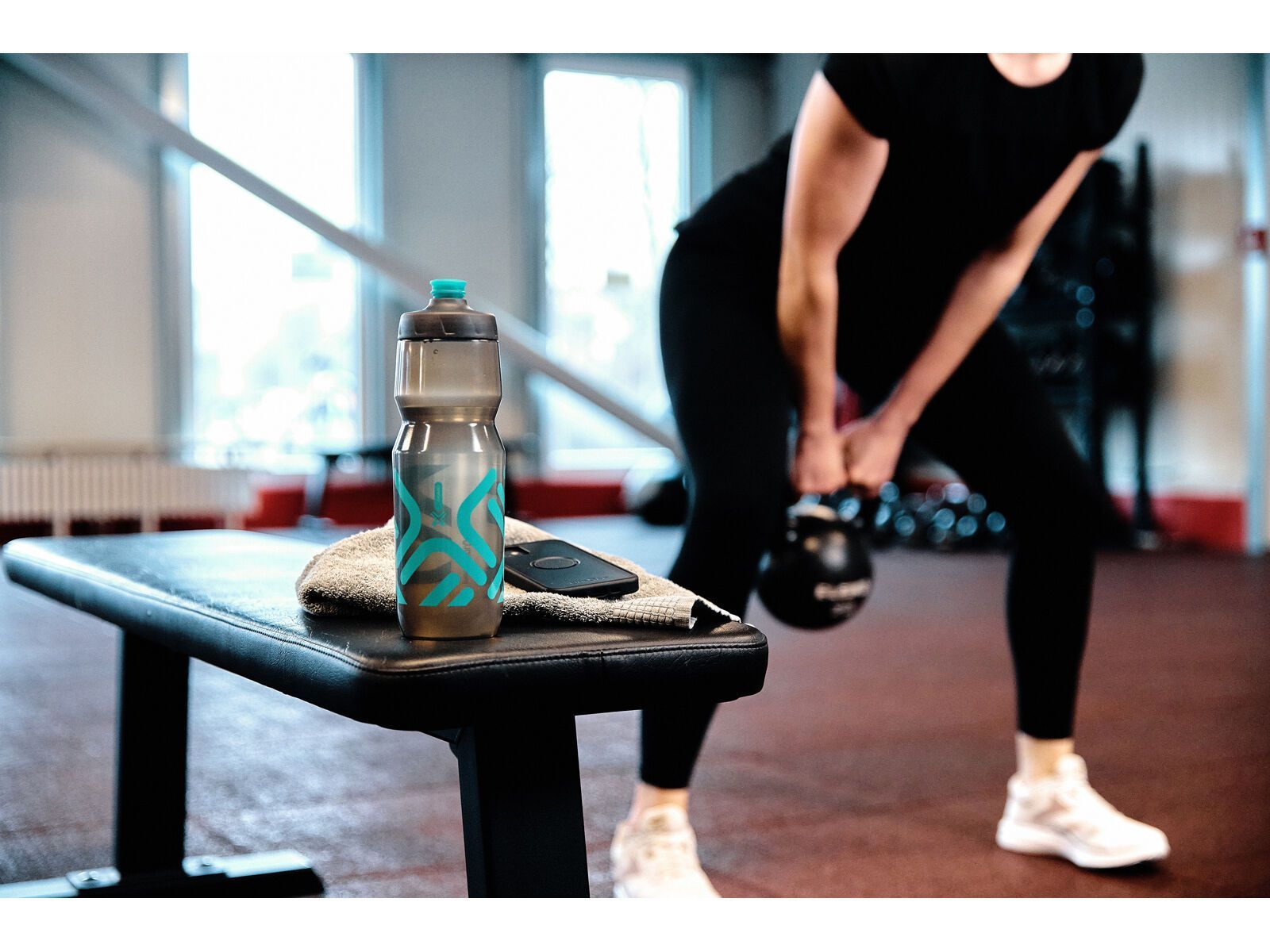 Fidlock Fidguard Bottle 750 Antibacterial, transparent black/green - Bild 6