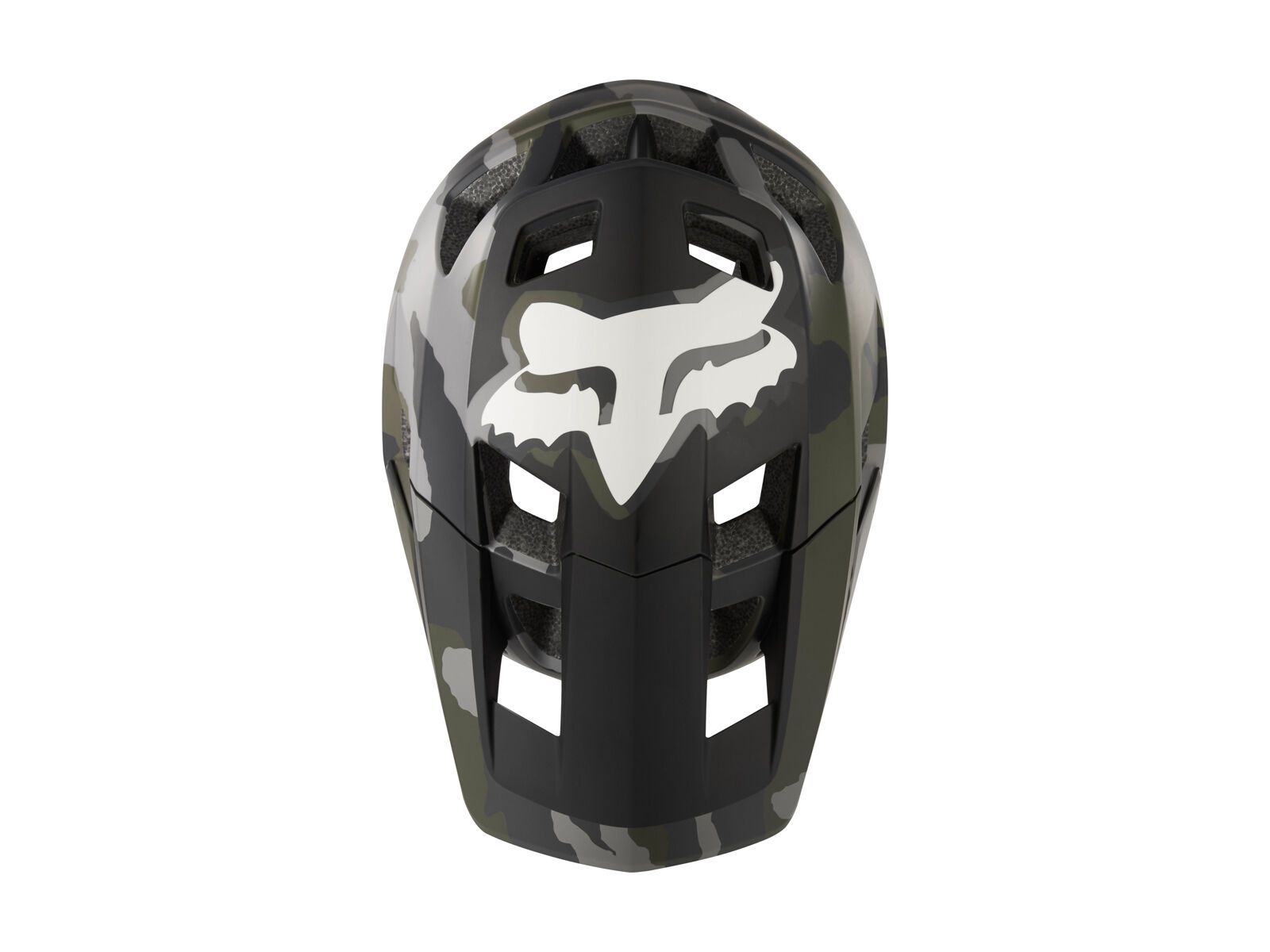 Fox Dropframe Helmet, black camo - Bild 3