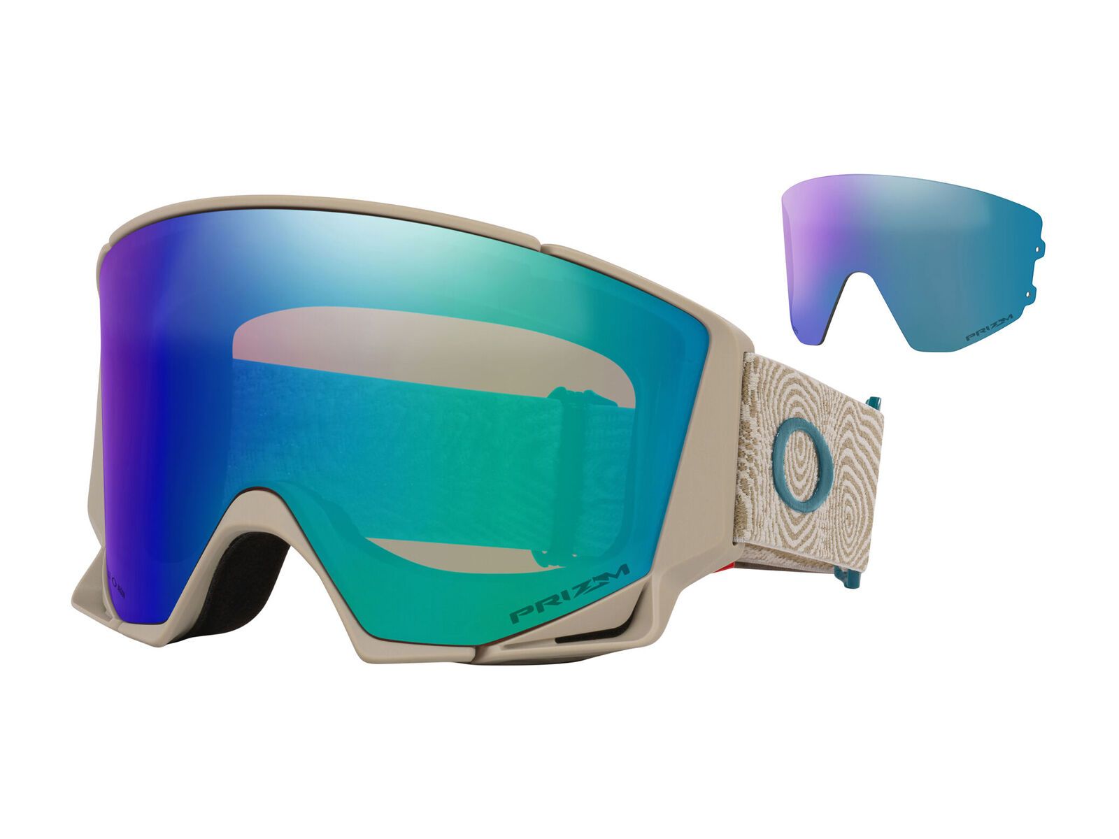 Oakley Flow Scape L, Prizm Snow Argon Iridium & Iced / mist tails - Bild 1