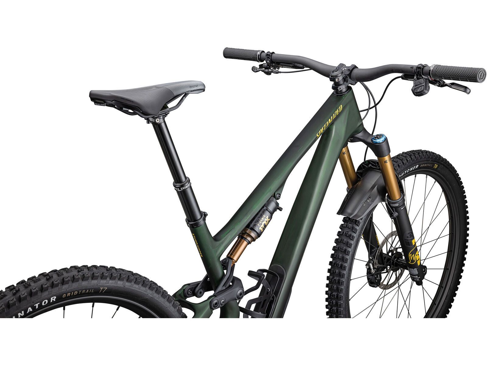 Specialized Stumpjumper 15 Pro - 29/29, satin green tint/gunmetal/satin metallic sulphur - Bild 4