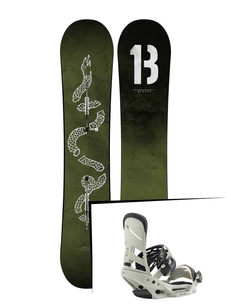 Set: Burton Descendant Wide 2019 + Burton Mission EST bone - Bild 1
