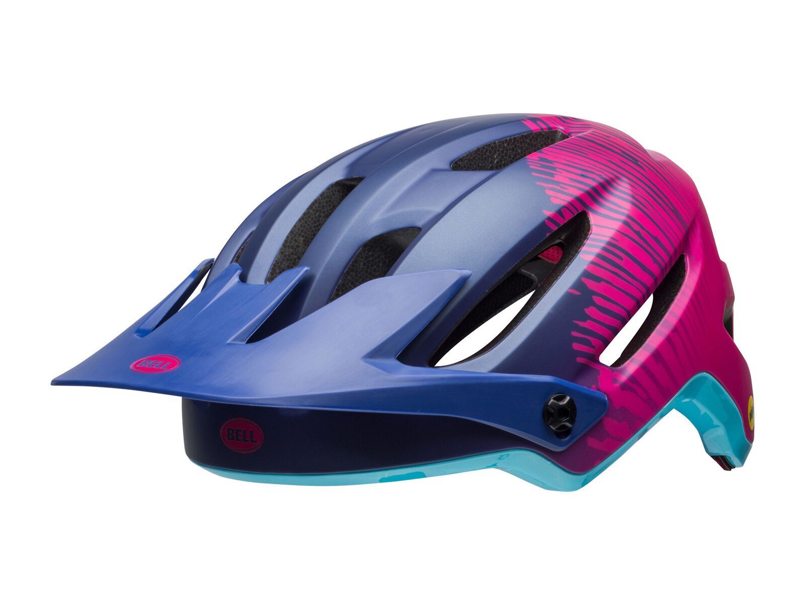 Bell Hela Joy Ride MIPS, matte/gloss navy/cherry fibers - Bild 1