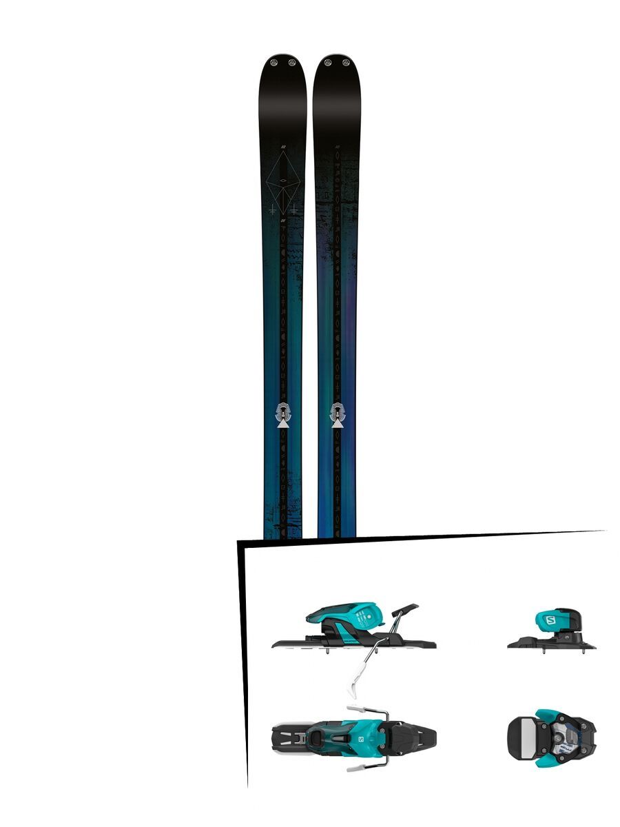 Set: K2 SKI Shreditor 92 2016 + Salomon Warden 11 (1706226) - Bild 1