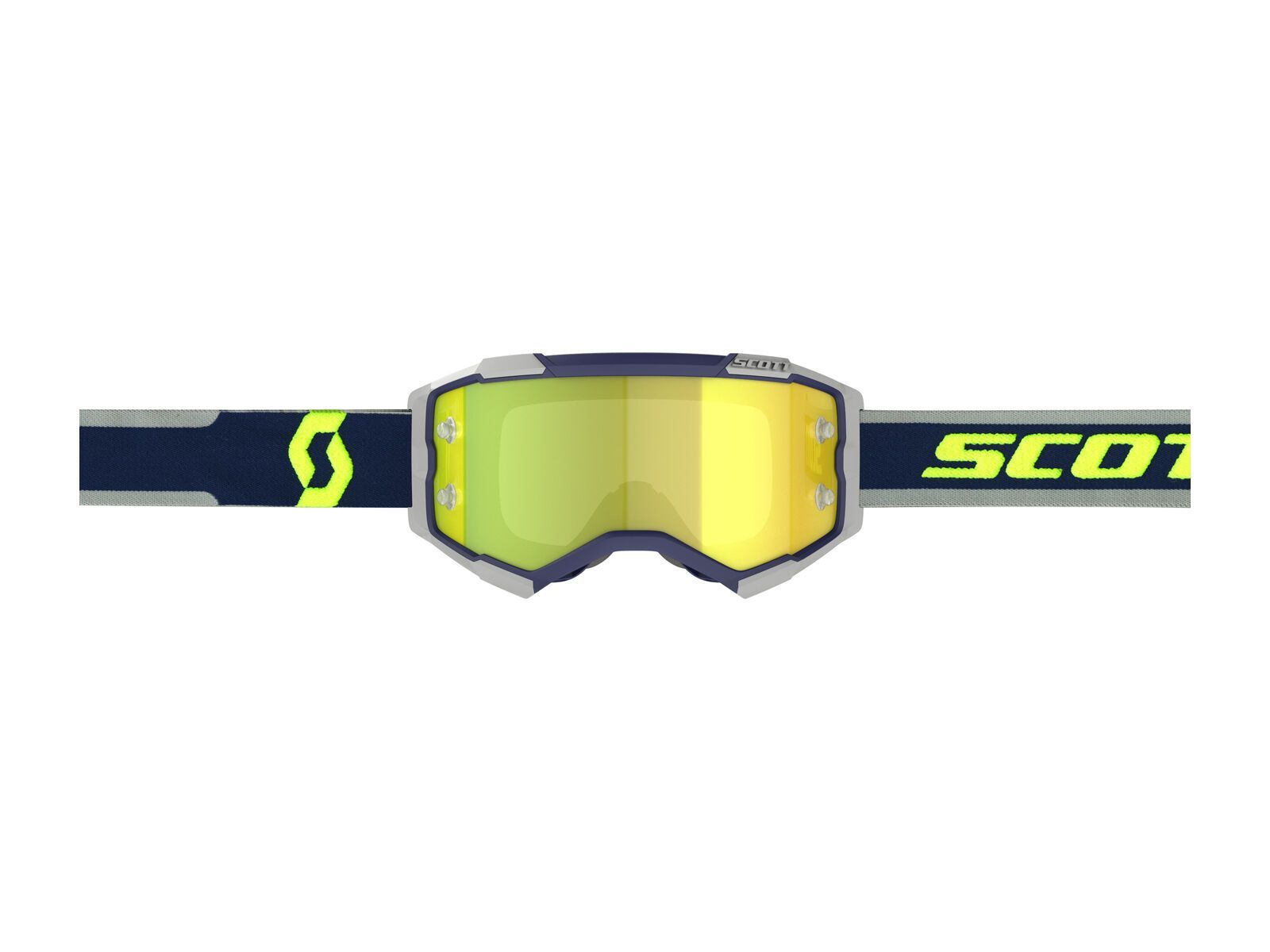 Scott Fury Goggle Yellow Chrome Works, blue/grey - Bild 2