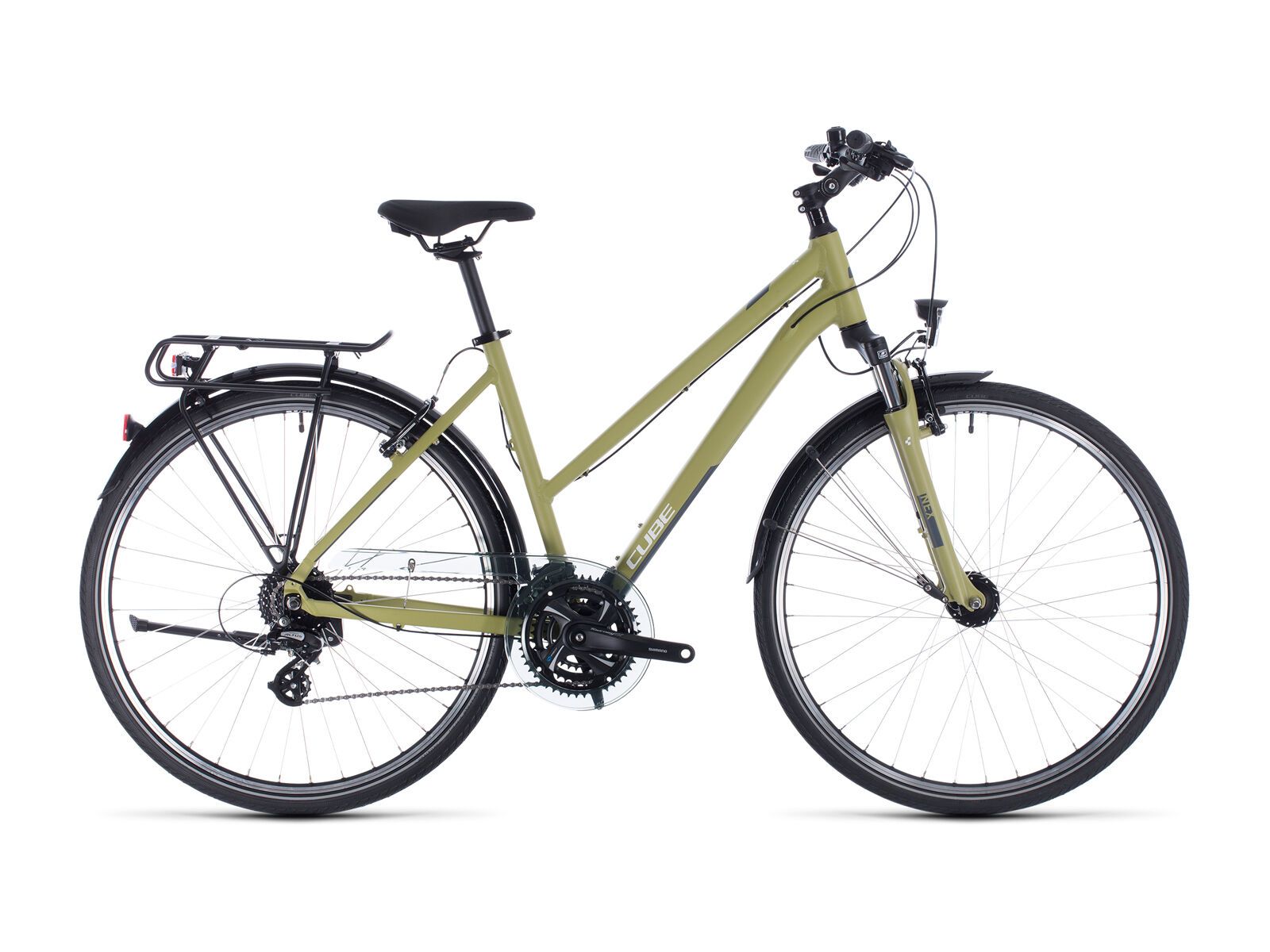 Cube Touring Trapeze, green´n´white - Bild 1