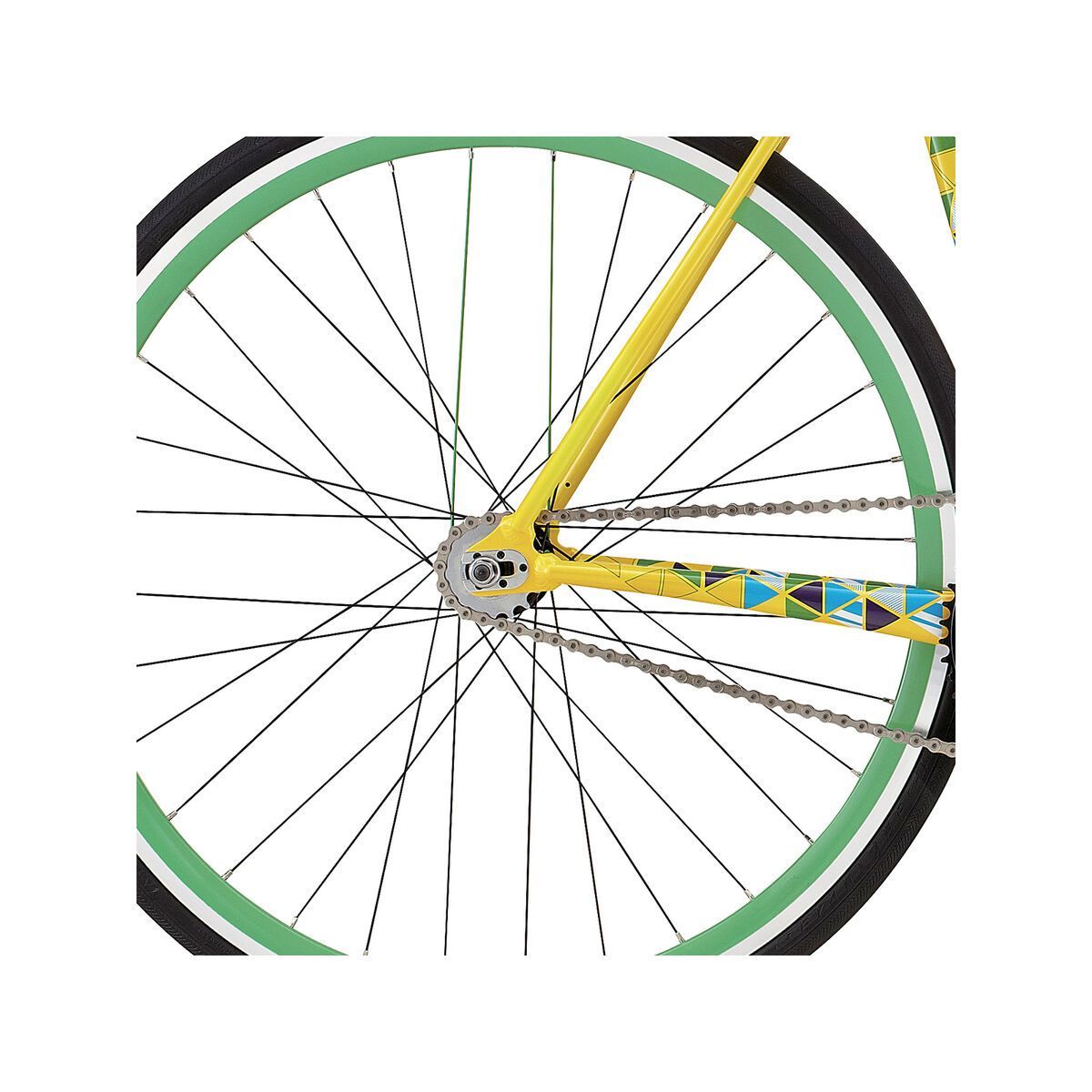 Specialized Langster Rio, gloss dirty white/yellow/green/light blue/blue/silver - Bild 4