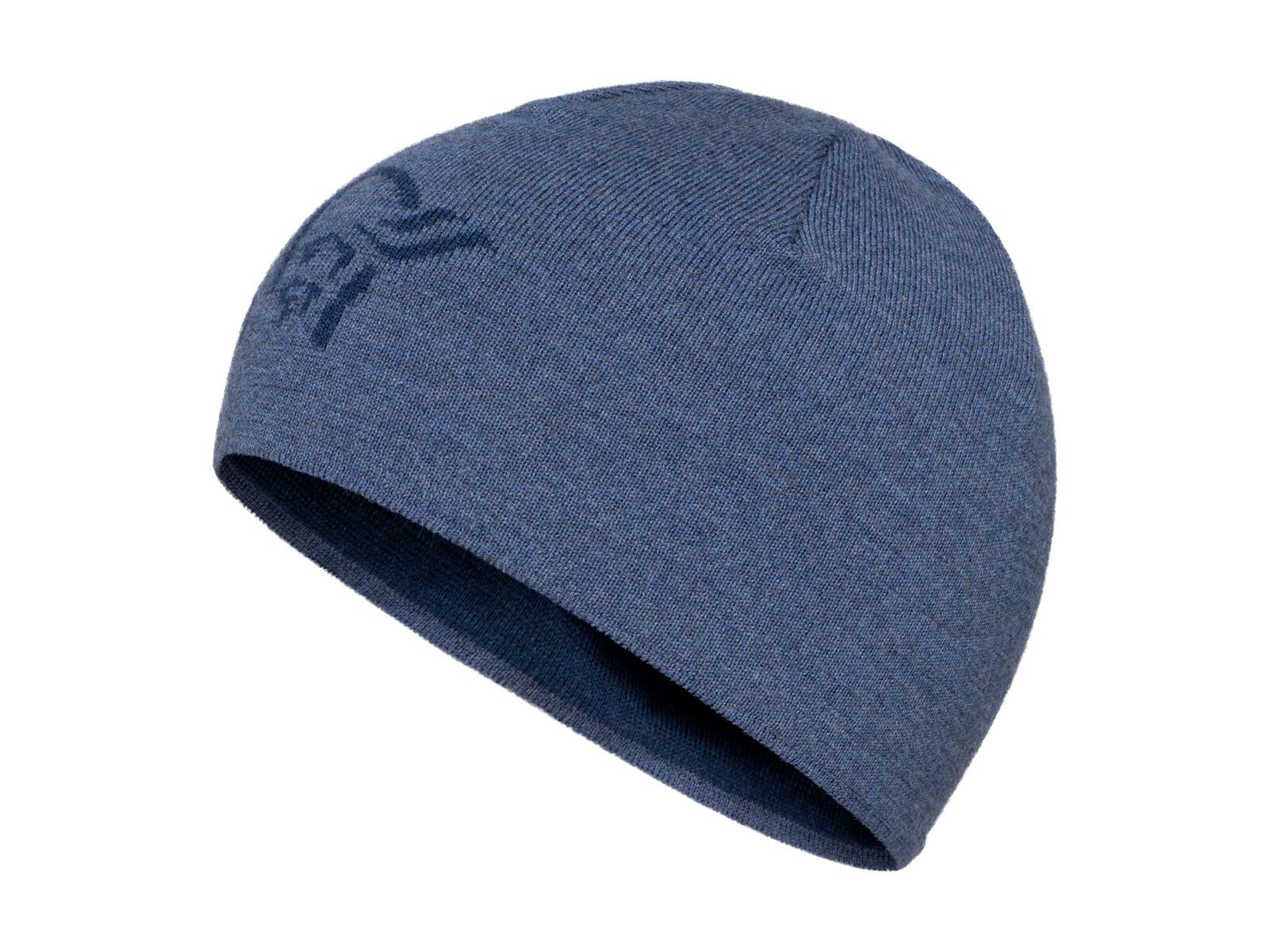 Norrona /29 light merinoUll logo Beanie, vintage indigo melange - Bild 1