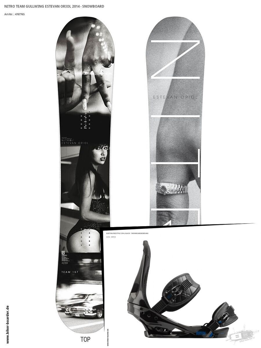 Set: Nitro Team Gullwing Estevan Oriol  + Burton Freestyle (493912S) - Bild 1