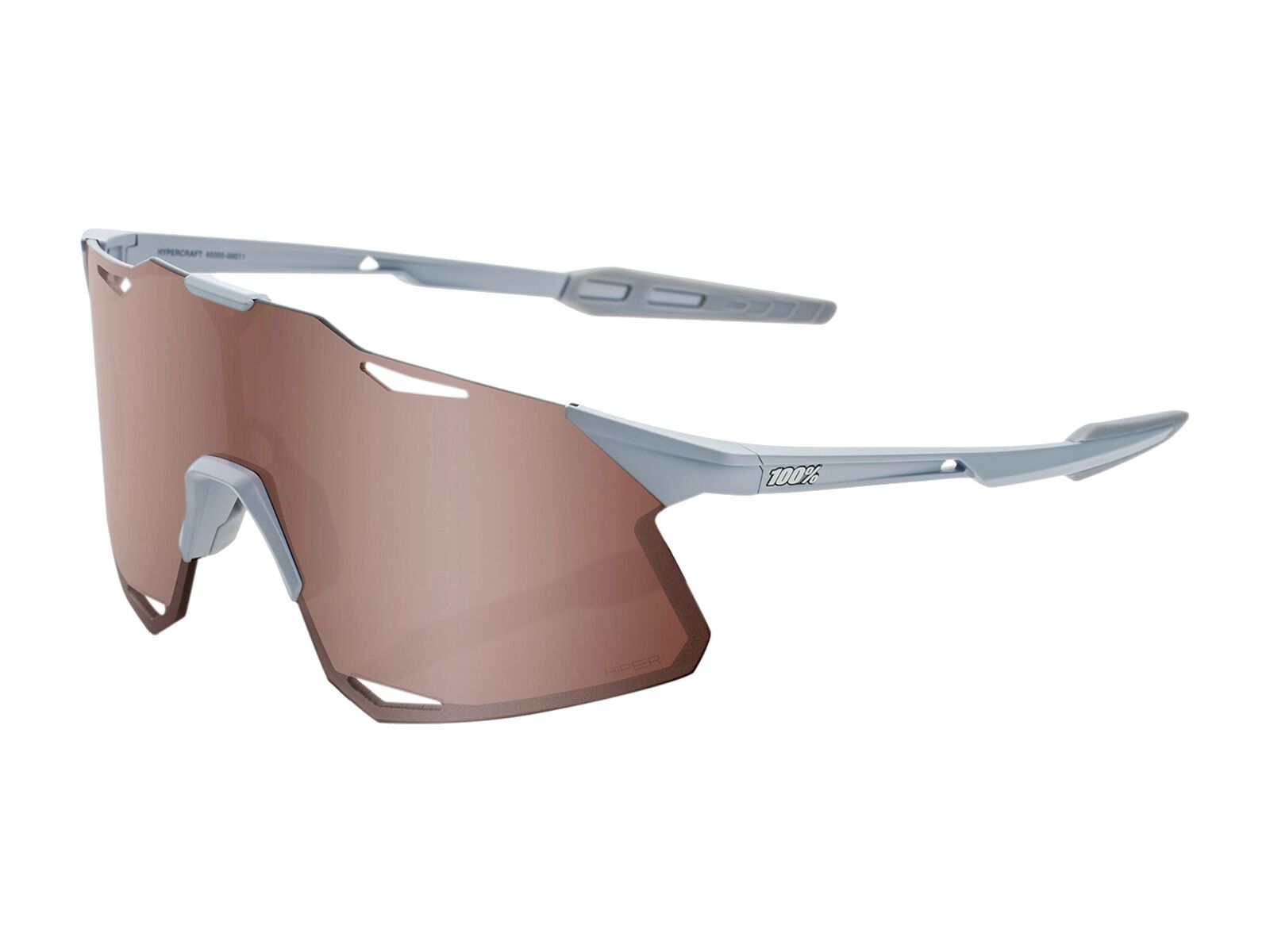 100% Hypercraft - HiPER Crimson Silver Mirror, matte stone grey - Bild 1