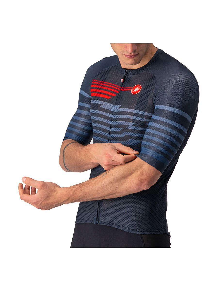 Castelli Climber's 3.0 SL Jersey, savile blue/red - Bild 6