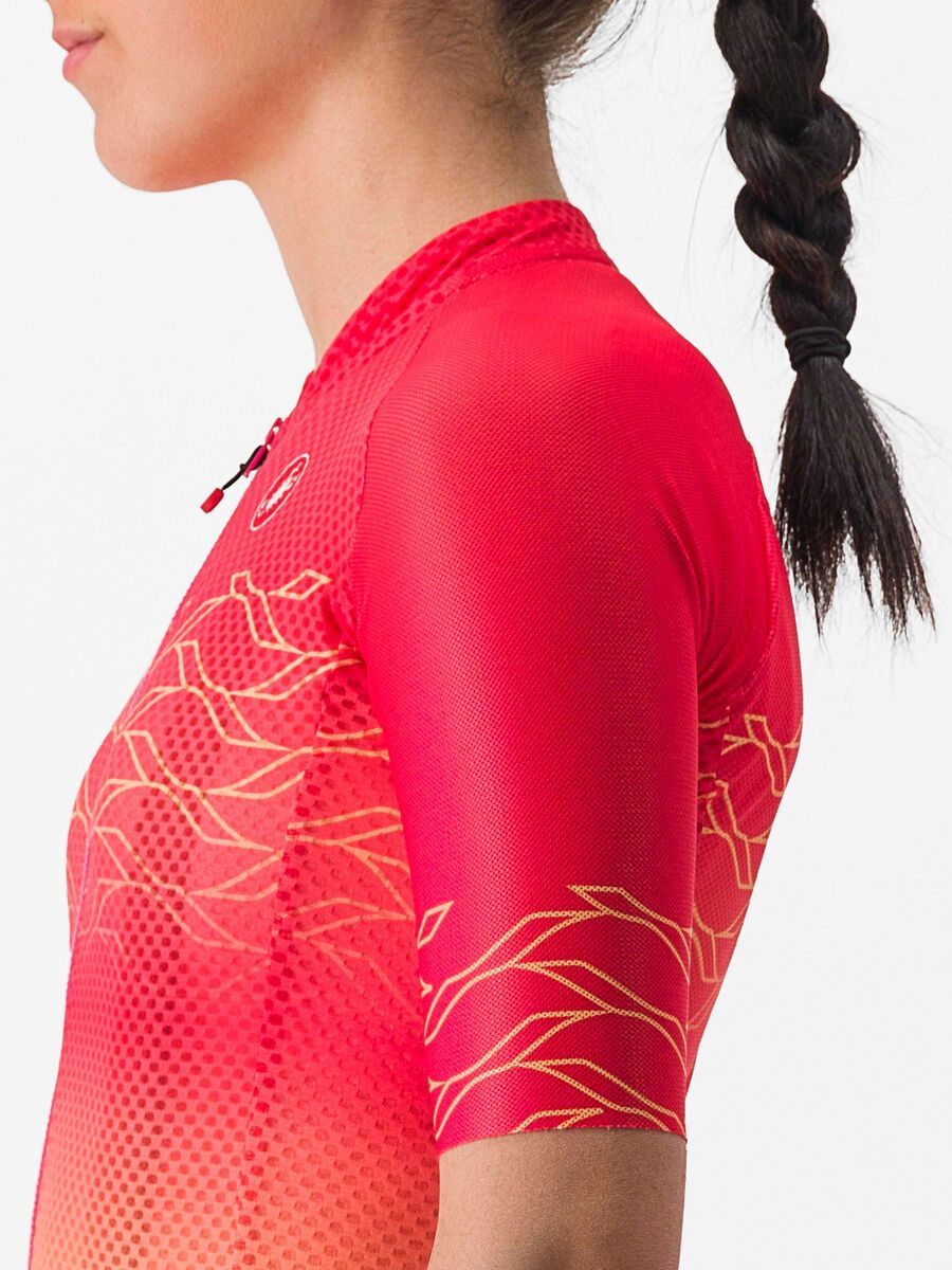 Castelli Climber's 2.0 W Jersey, hibiscus/soft orange - Bild 7