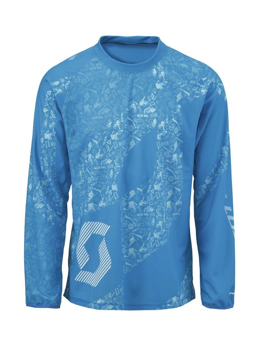 Scott Shirt FS l/sl, blue/white - Bild 1