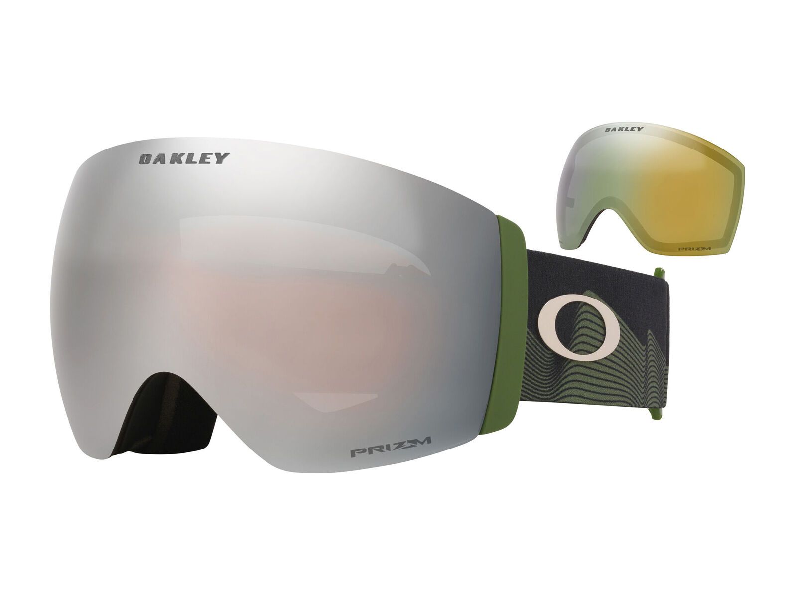 Oakley Flight Deck Pro L, Prizm Snow Black Iridium & Sage Gold - Bild 1