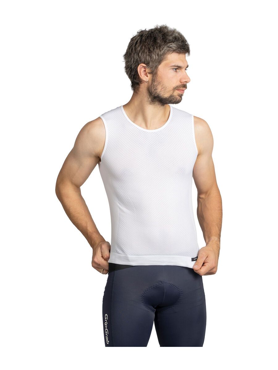 GripGrab PACR Ultralight Sleeveless Base Layer, white - Bild 4