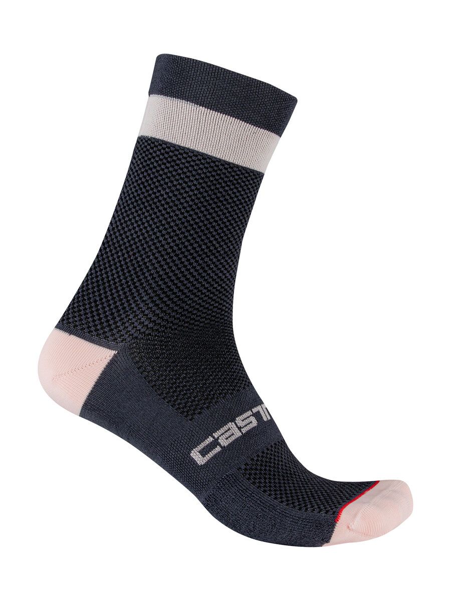 Castelli Alpha W 15 Sock, steel blue/soft pink - Bild 1
