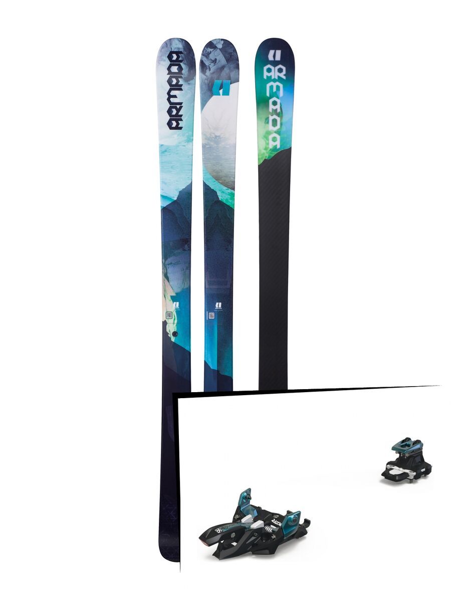 Set: Armada Victa 93 2018 + Marker Alpinist 9 black/turquoise - Bild 1