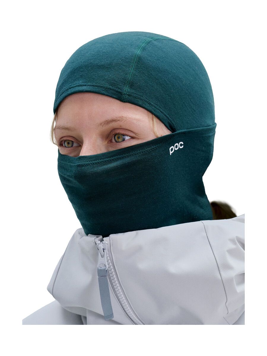 POC Layer Merino Balaclava, pargasite green - Bild 3