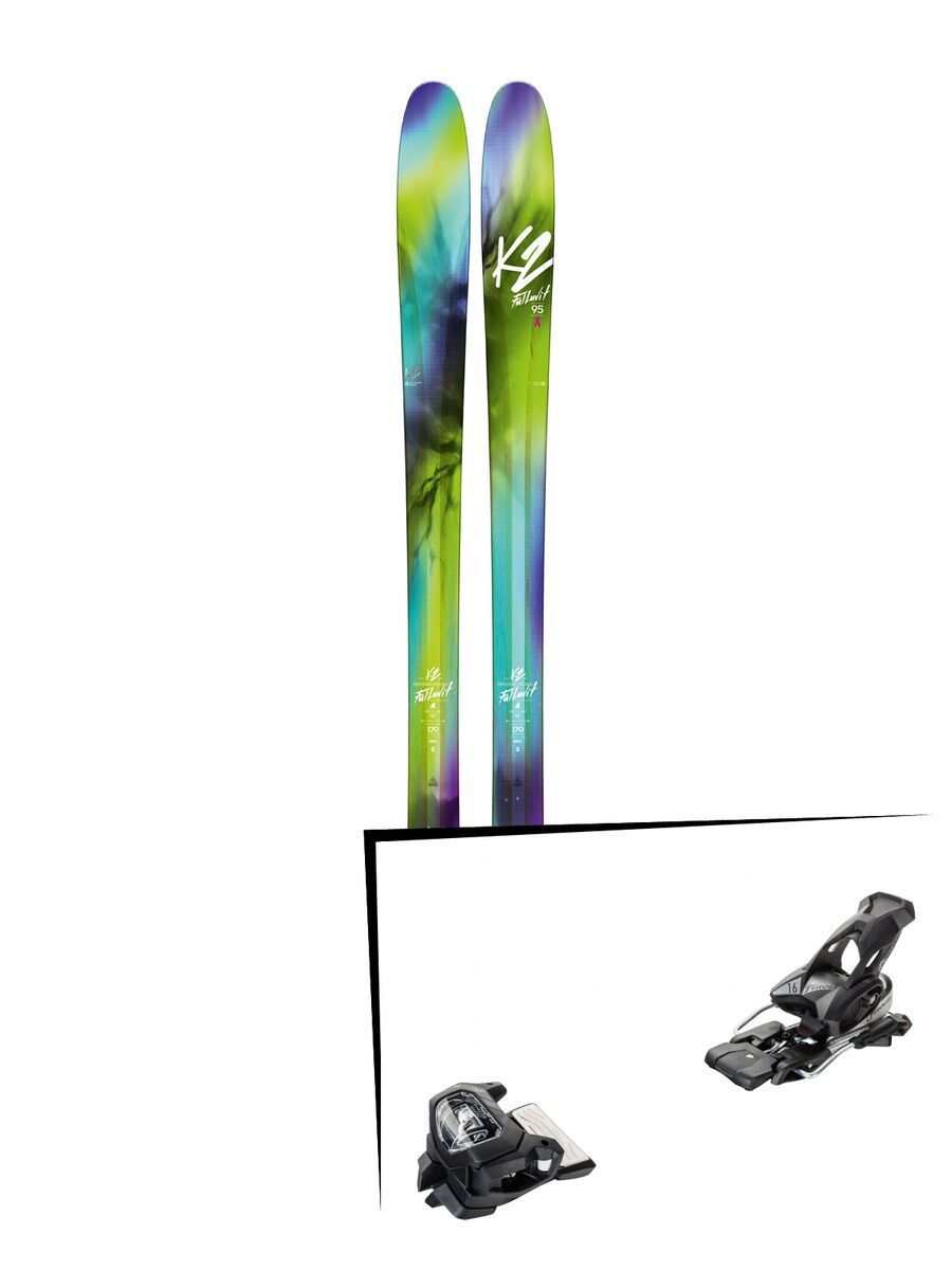 Set: K2 SKI FulLUVit 95Ti 2018 + Tyrolia Attack² 16 GW solid black - Bild 1