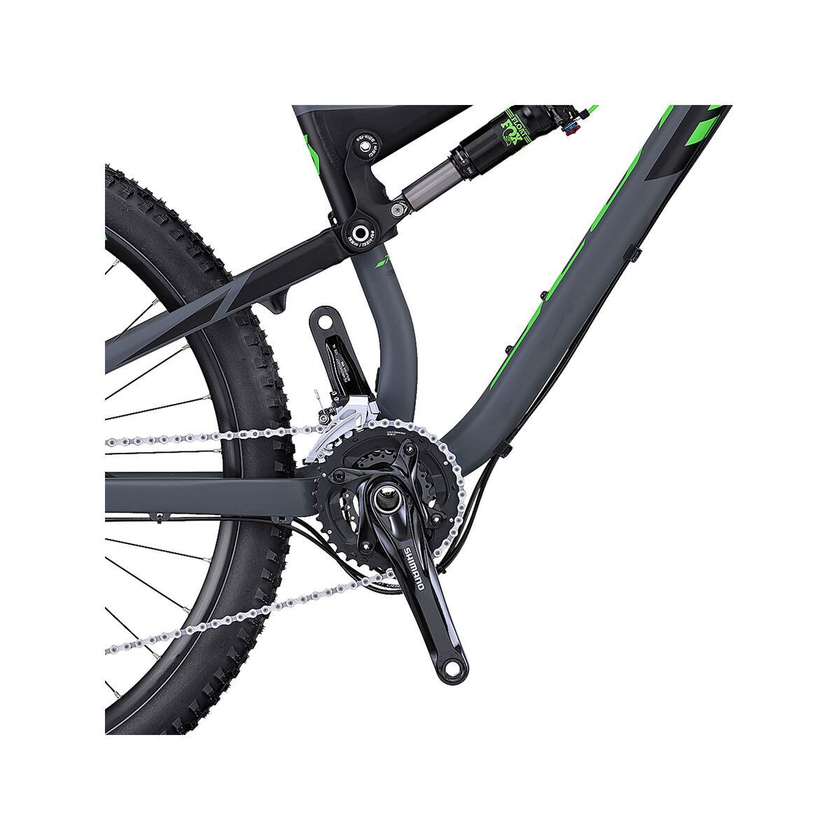 Scott Genius 740, anthracite/black/green - Bild 4