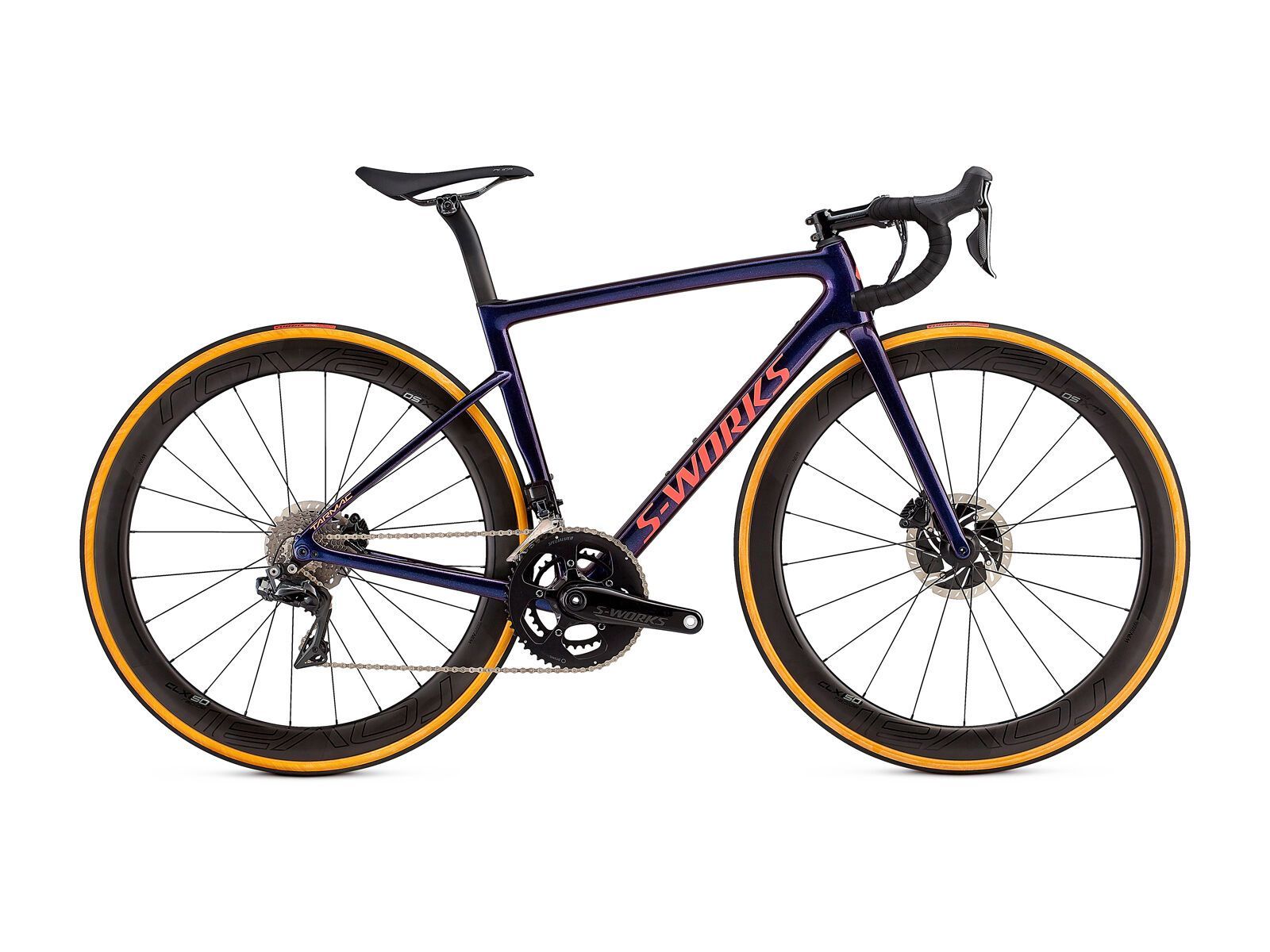 Specialized Women's S-Works Tarmac Disc, gloss chameleon flake/satin acid red/clean - Bild 1