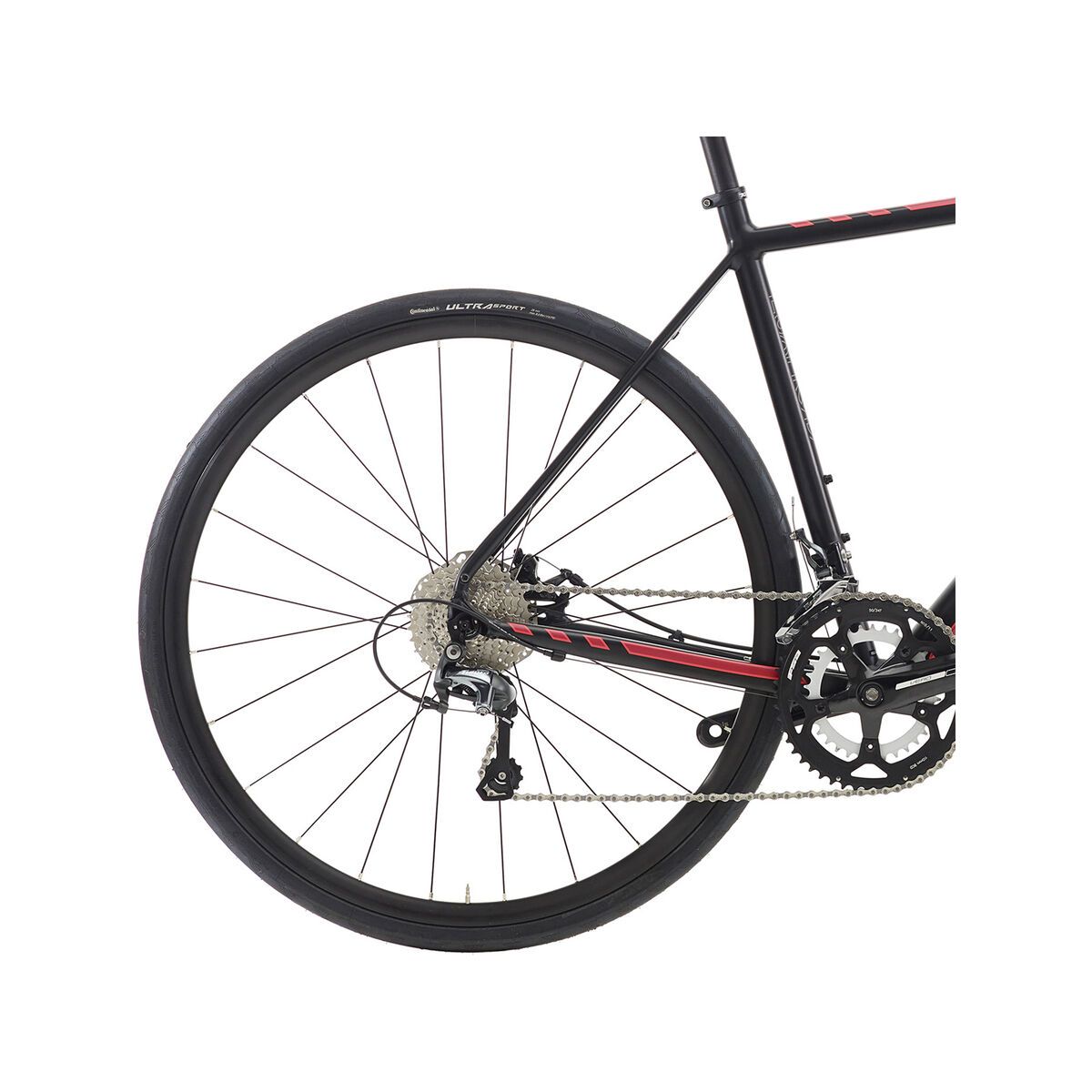 Kona Esatto D, matt black w/ silver, dark red & red decals - Bild 4