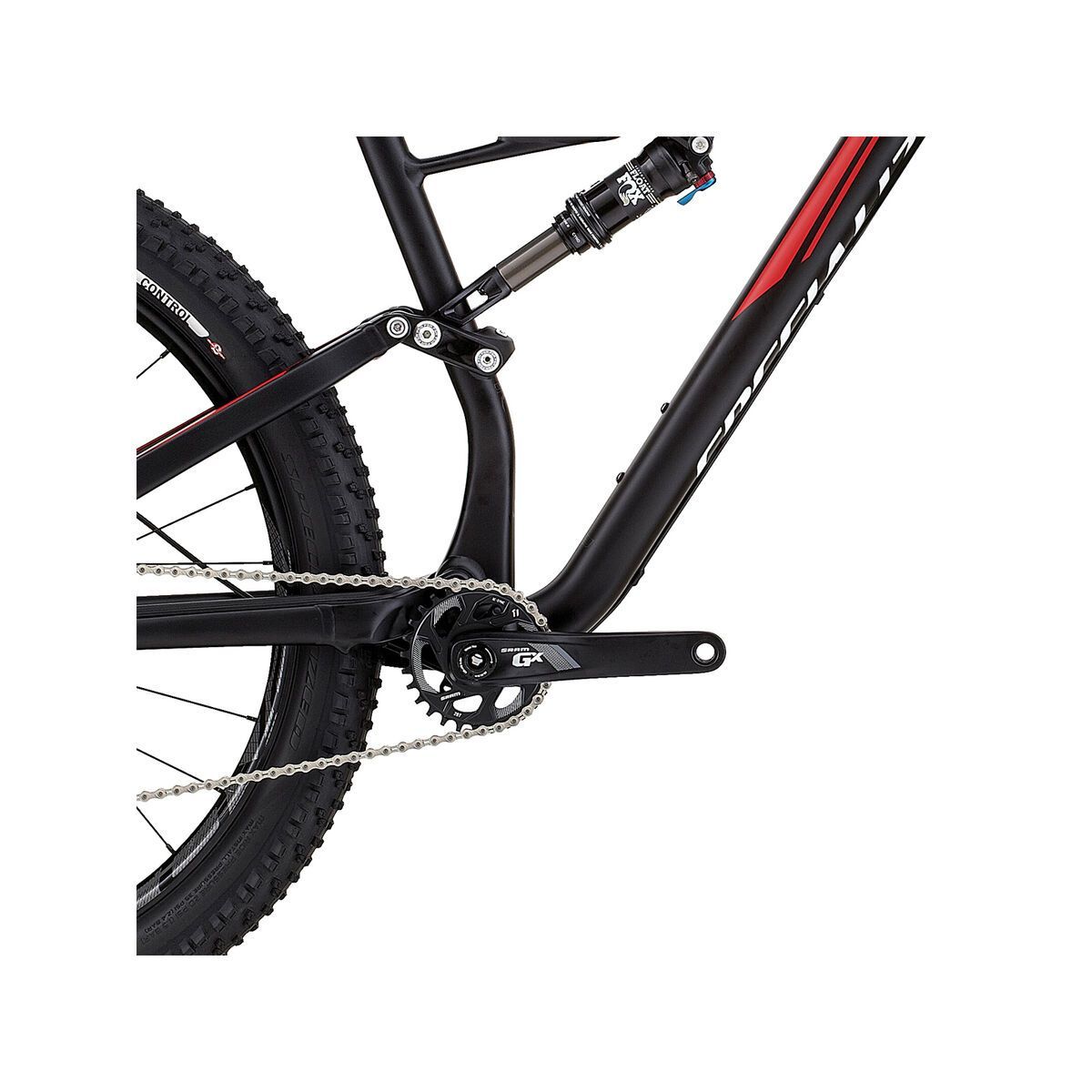 Specialized Stumpjumper FSR Comp 6Fattie, satin black/flo red/white - Bild 3