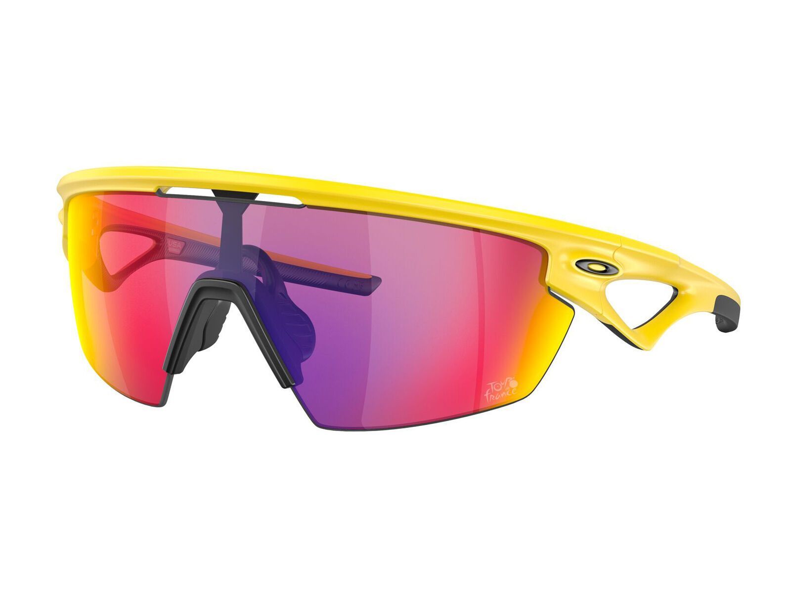 Oakley Sphaera 2024 Tour De France, Prizm Road / matte yellow - Bild 1