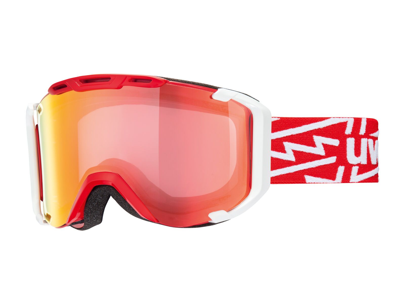 uvex Snowstrike VM, red white/Lens: litemirror red - Bild 1