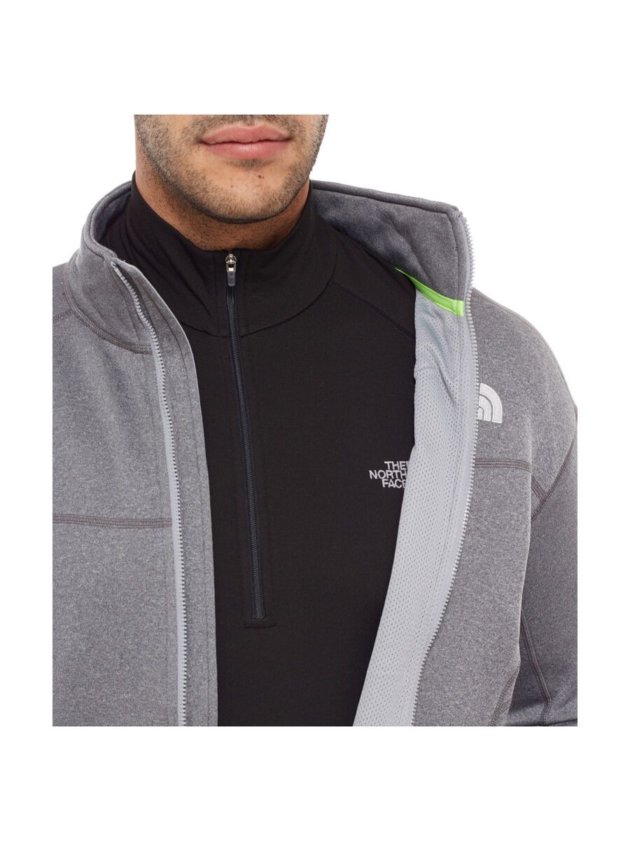 The North Face Mens Hadoken Full Zip Jacket, monument grey heather - Bild 4