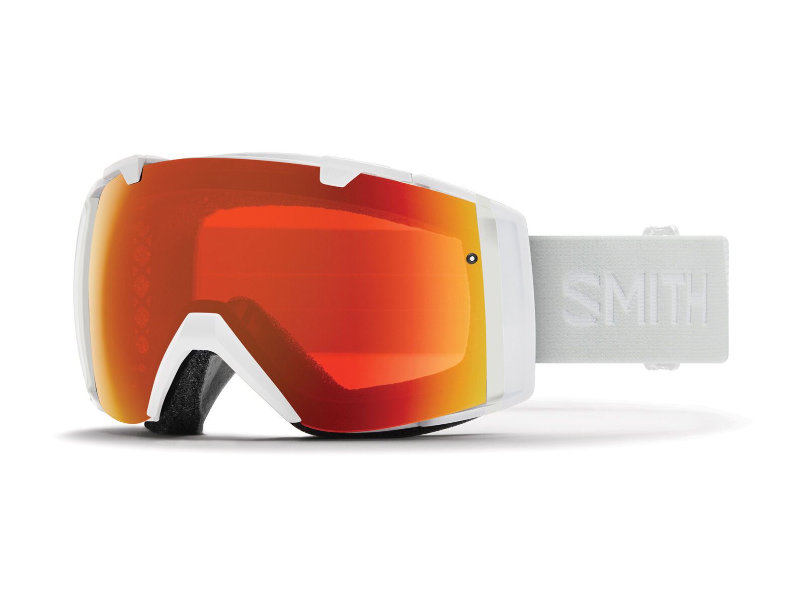 Smith I/O inkl. WS, white vapor/Lens: chromapop everyday red mirror - Bild 1