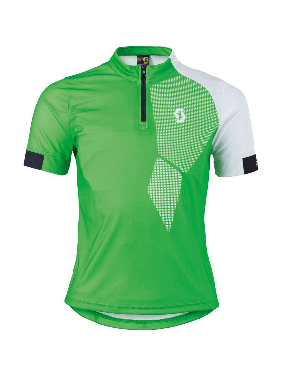 Scott Junior Trail 40 s/sl Shirt, classic green/white - Bild 1