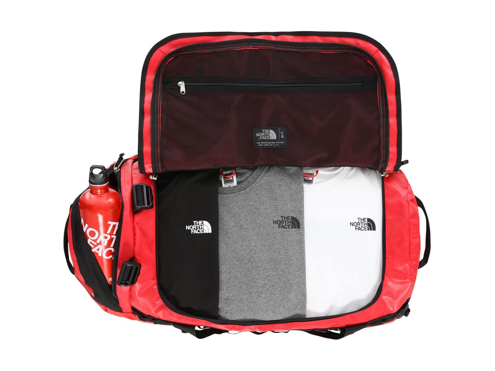 The North Face Base Camp Duffel - Large, tnf red/tnf black - Bild 3