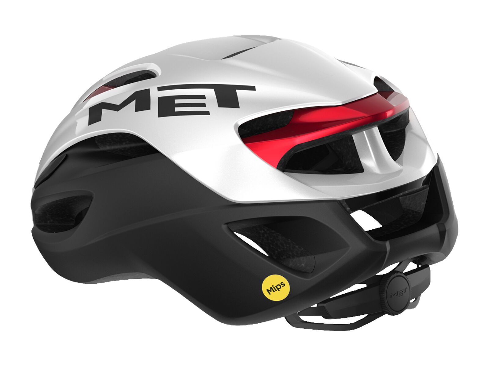 MET Rivale MIPS, white black red metallic/matt glossy - Bild 3
