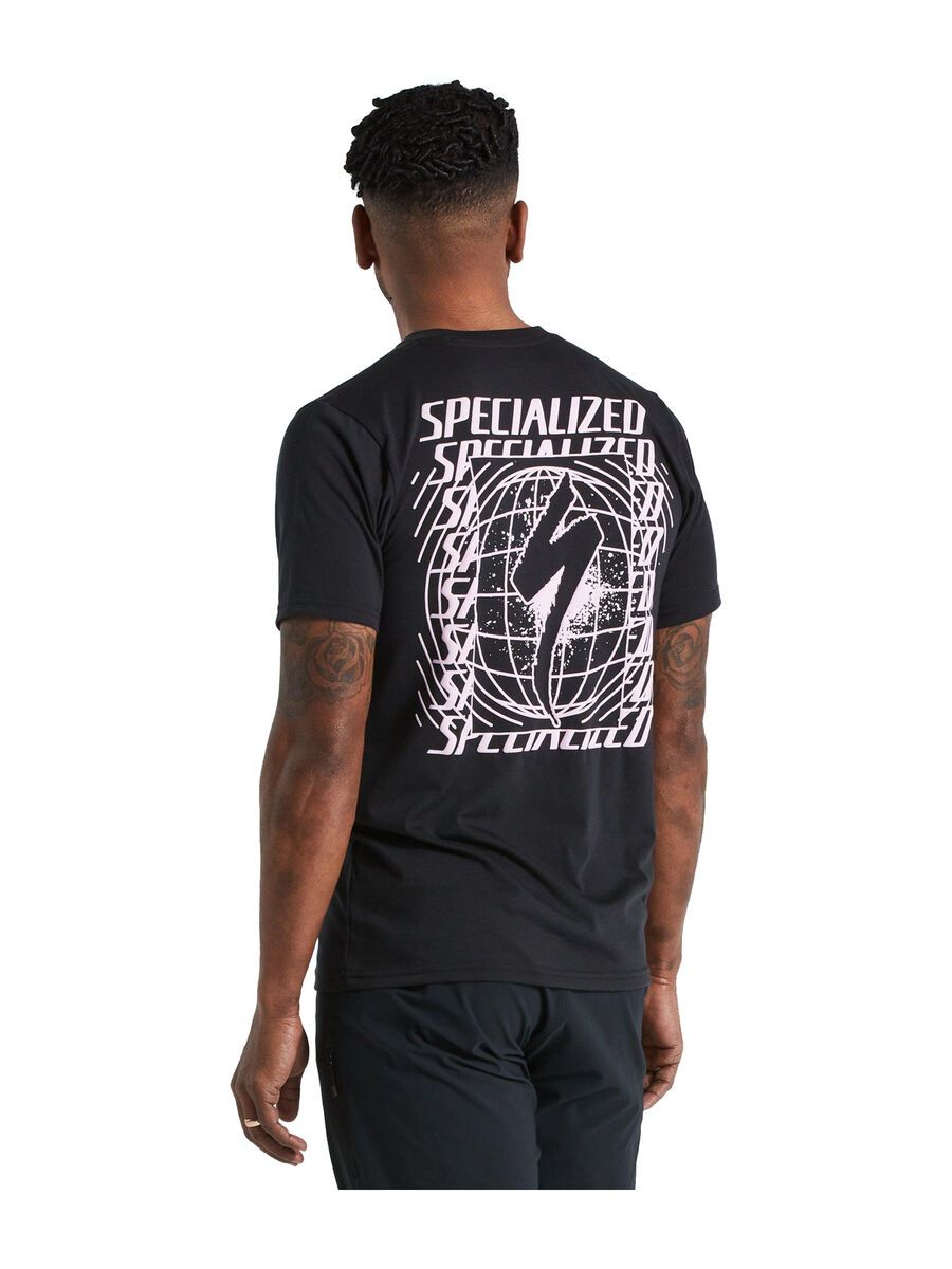 Specialized Men's Wordmark Short Sleeve T-Shirt, black - Bild 4