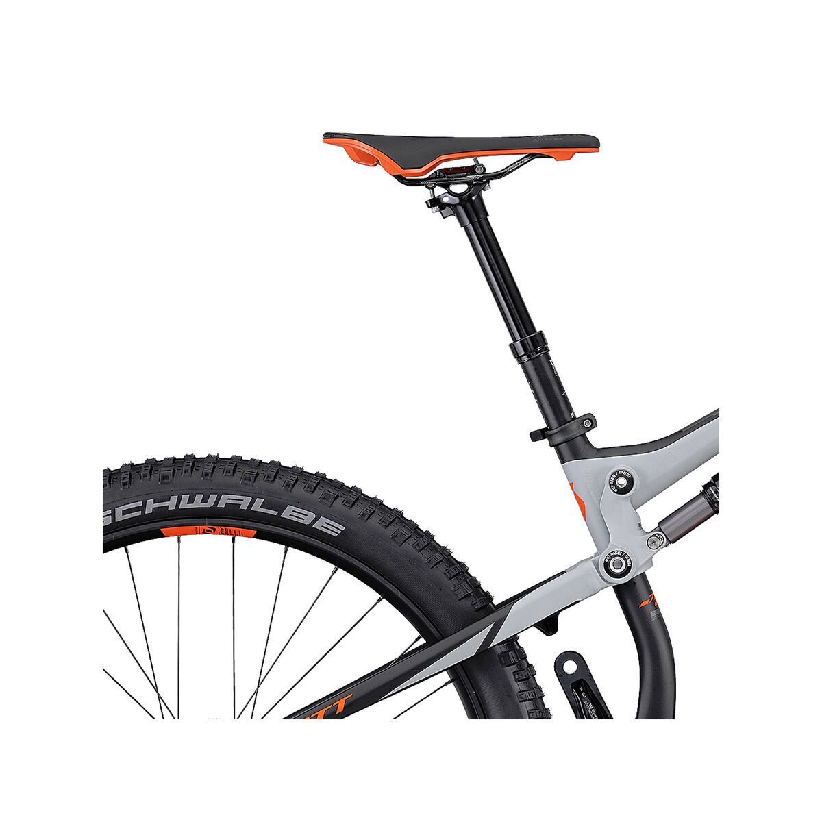 Scott Genius 720 Plus, black/grey/orange - Bild 5