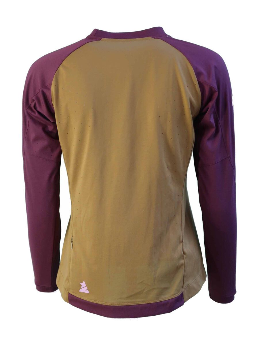 Zimtstern PureFlowz Shirt LS Women’s, golden brown/windsor wine - Bild 2