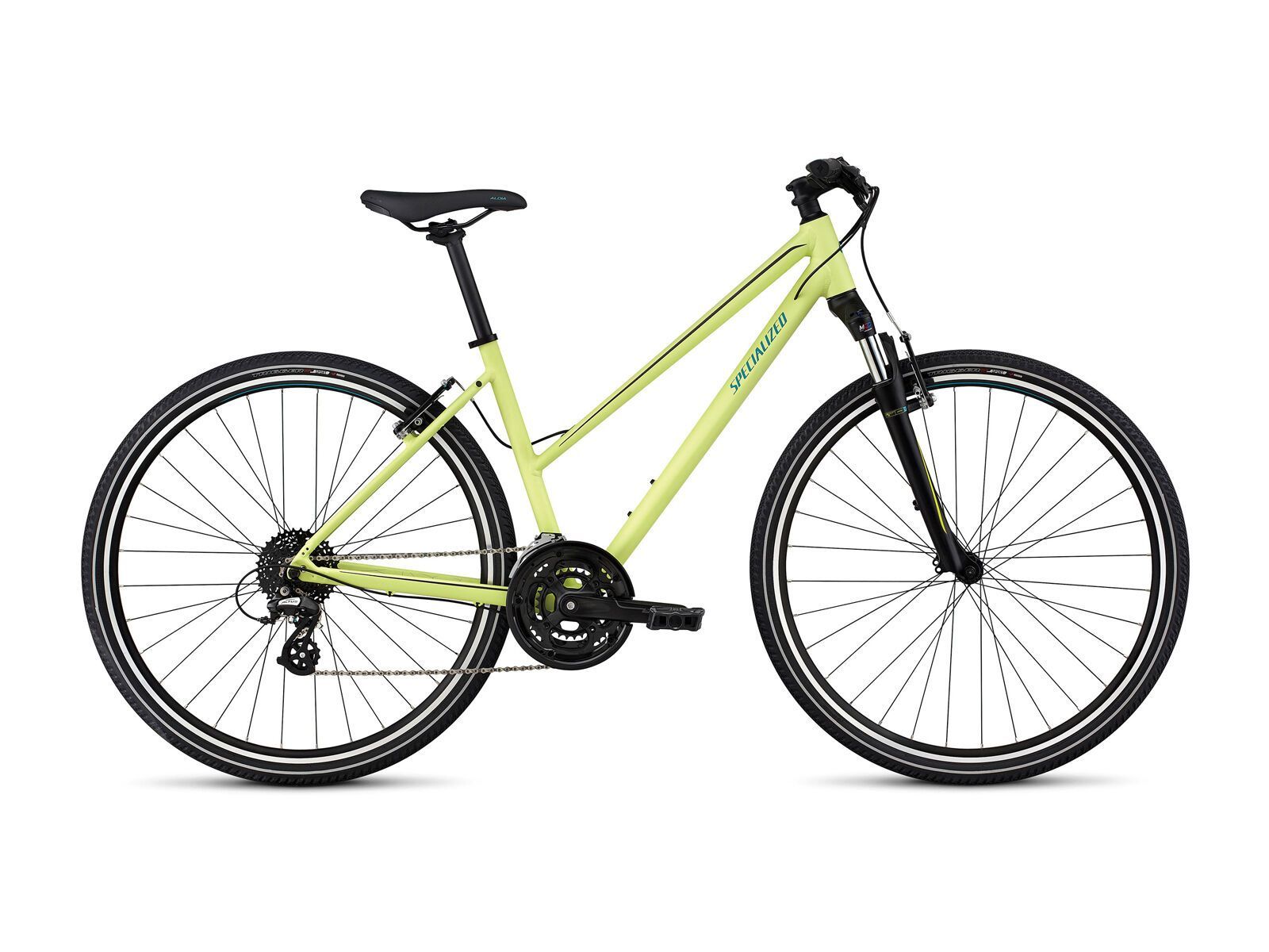 Specialized Ariel Step Through, powder green/tarmac black/turquoise - Bild 1