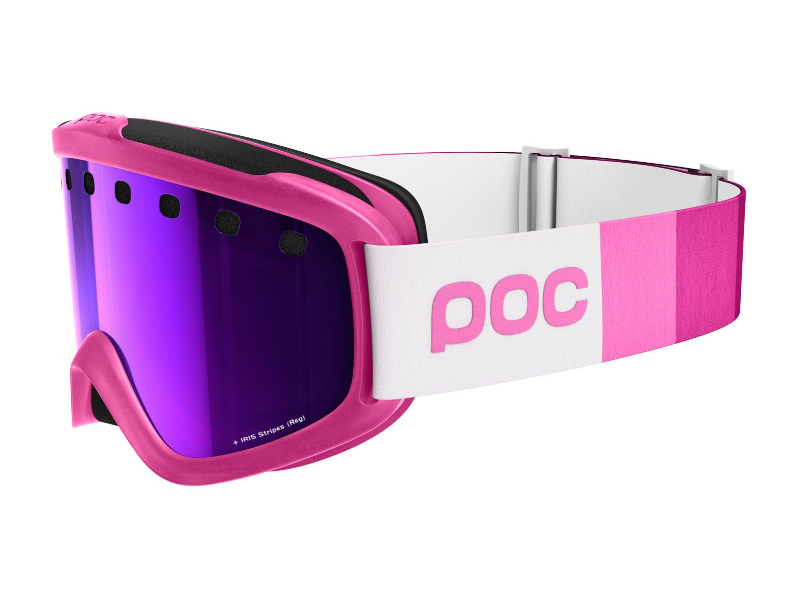 POC Iris Stripes, ethylene pink/Lens: grey purple mirror - Bild 1