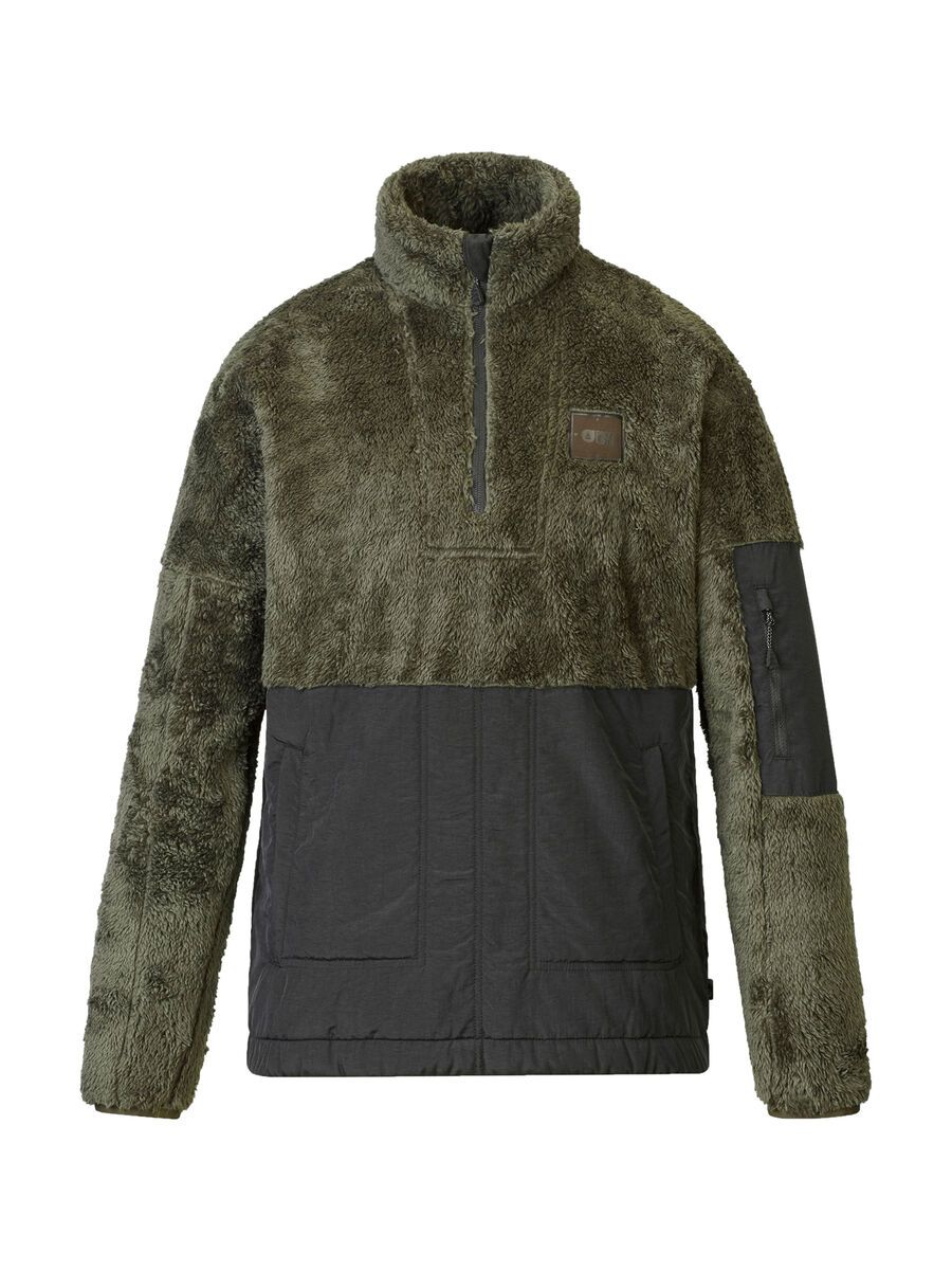 Picture Martella 1/4 Fleece, dark army green - Bild 1
