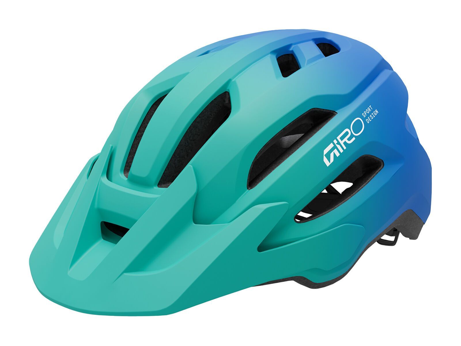 Giro Fixture II Y MIPS, matte green/blue - Bild 1