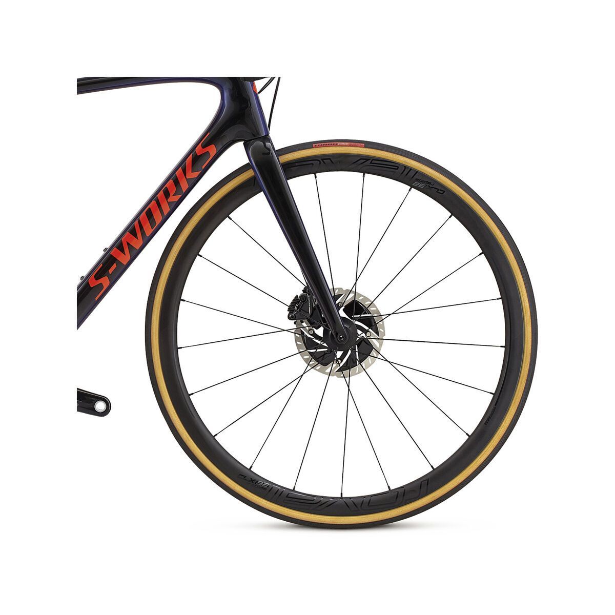 Specialized S-Works Roubaix Dura Ace Di2, gloss tarmac black/chameleon edge fade/rocket red/clean - Bild 4