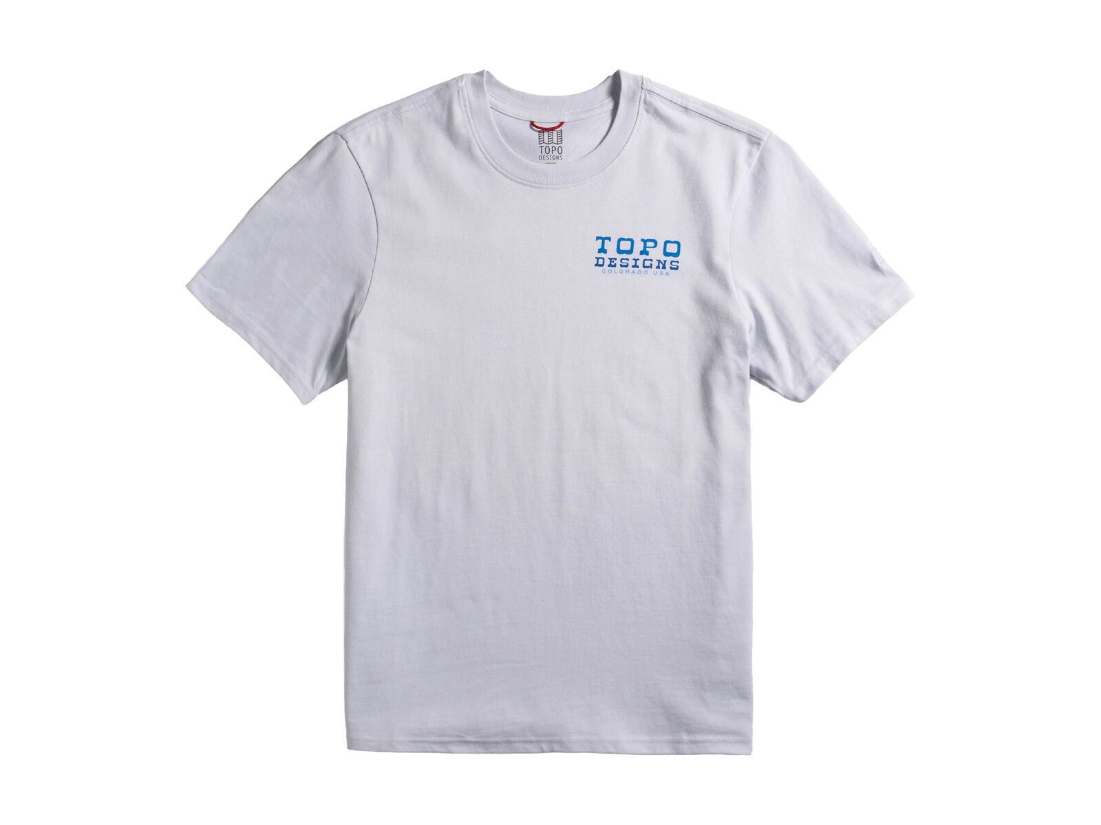 Topo Designs Vintage View Tee S/S Herren, breeze blue - Bild 1